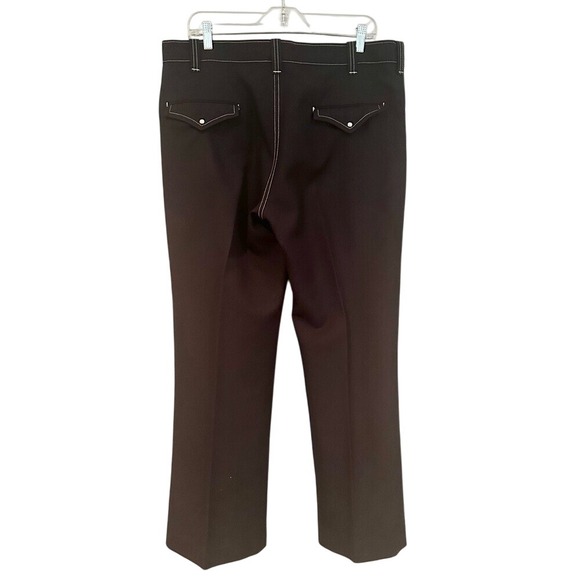 Dickson Jenkins‎ Vintage Western Cowboy High Rise Boot Cut Pants Men's 36" Black - Picture 7 of 8